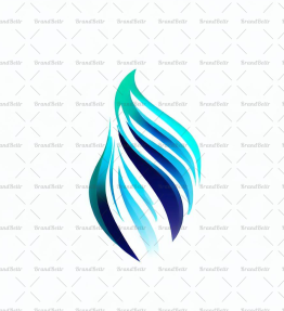 Abstrakter Wasserfall